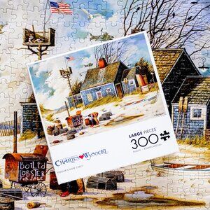 Charles Wysocki (300) Piece Puzzle ~ "Peddler's Hope Chest"
